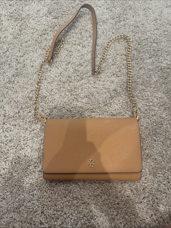 Tory Burch Handbags - Tory Burch Tan Leather Chain Crossbody